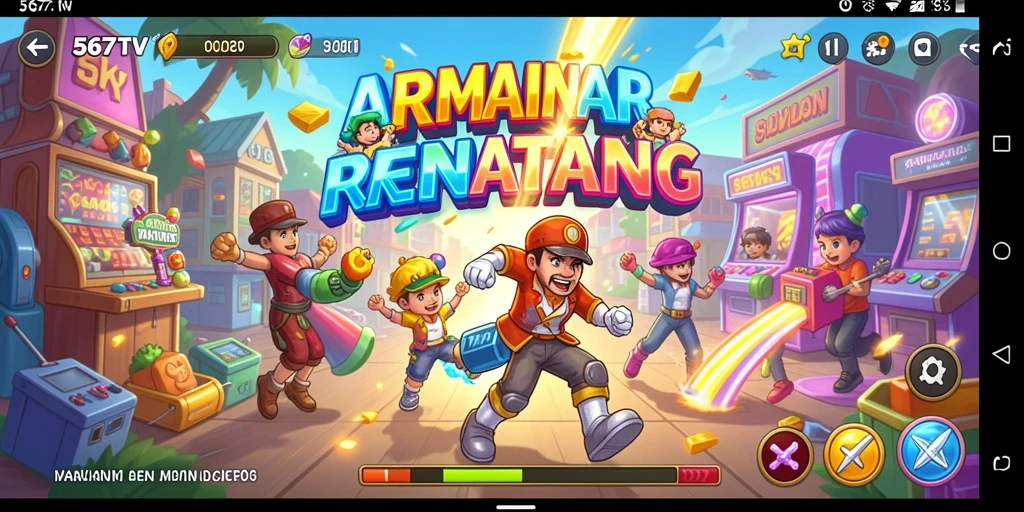Tangkapan layar gameplay seru dari 567TV dalam kategori Arcade.