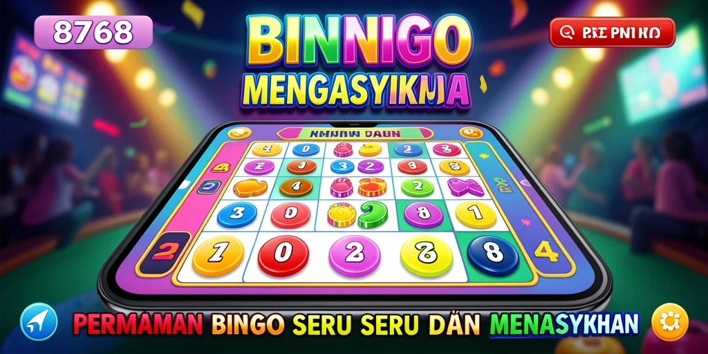 Tampilan gameplay Bingo yang seru dan interaktif di 8768.