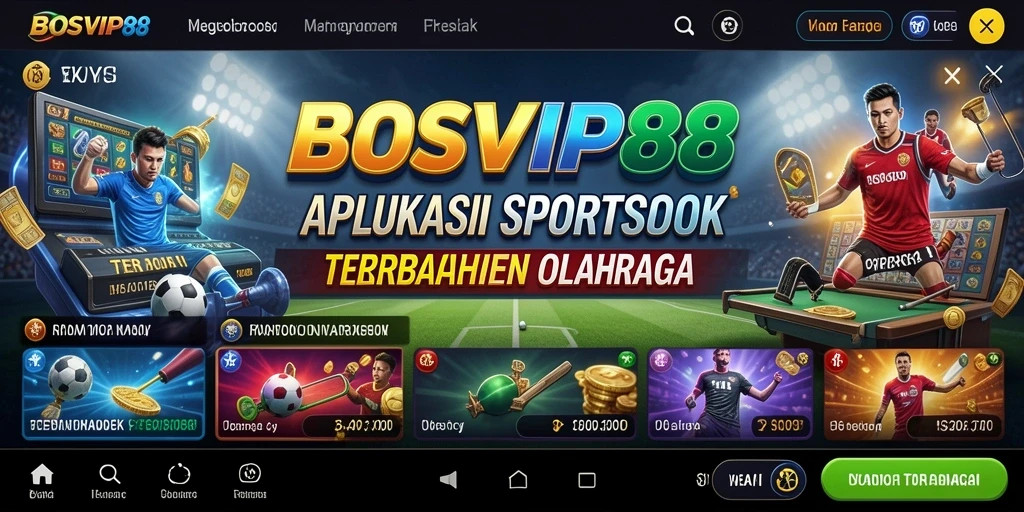 Tampilan gameplay menarik dari aplikasi Sportsbook BOSVIP88.