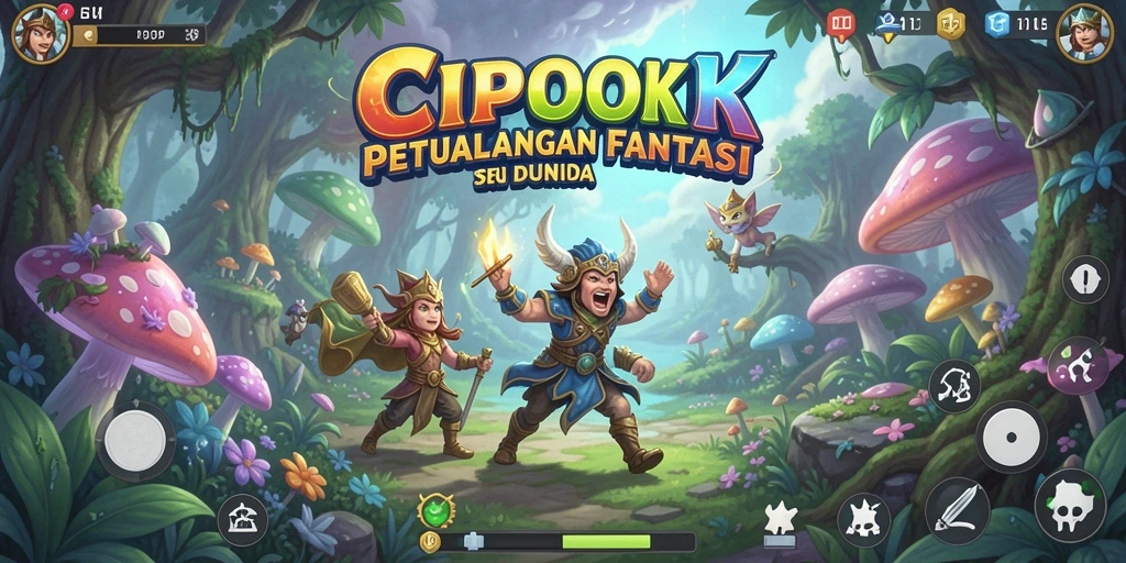 Gameplay <strong>CIPOK</strong> yang penuh aksi dan petualangan menanti Anda.