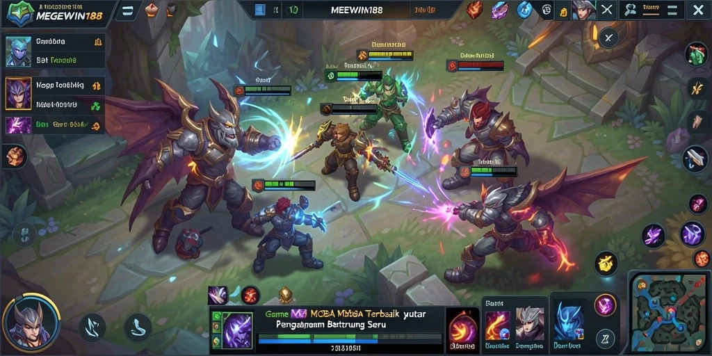 Tampilan gameplay seru di <strong>MEGEWIN188</strong> dengan aksi bertarung nyata.