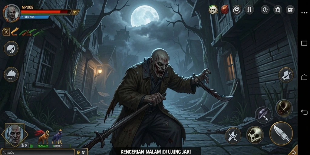 Gameplay MPO08 menampilkan suasana Horror yang mencekam.