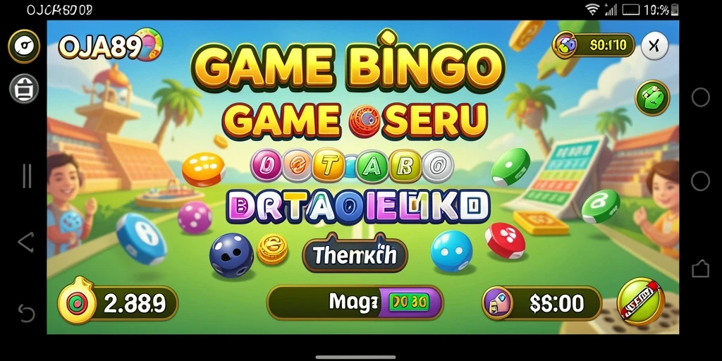 Tampilan gameplay Bingo yang seru dan interaktif di OJA89.