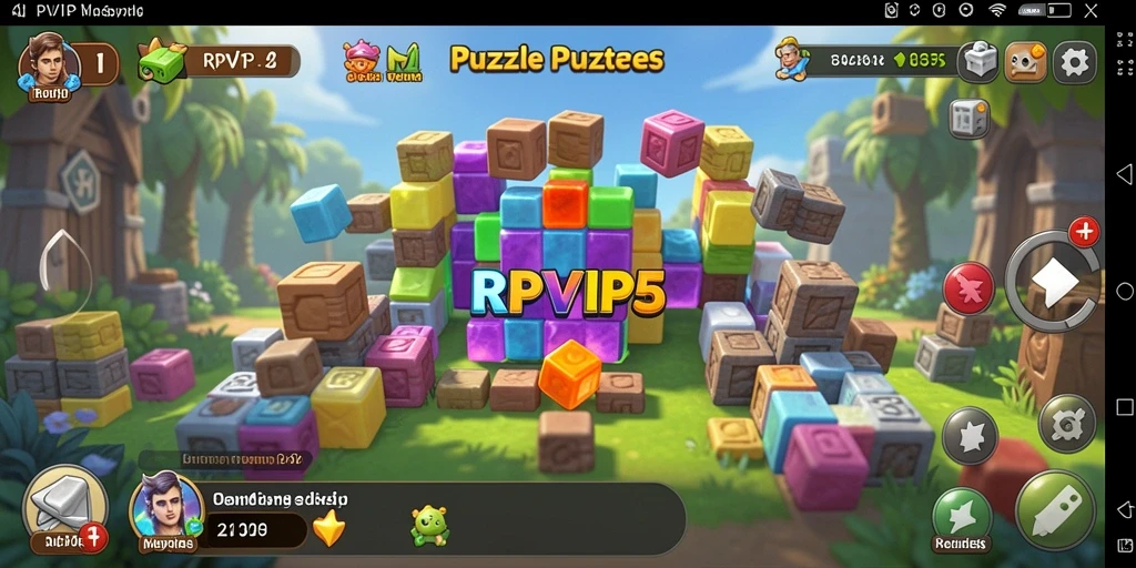 Screenshot menampilkan gameplay puzzle yang menarik dan menantang.