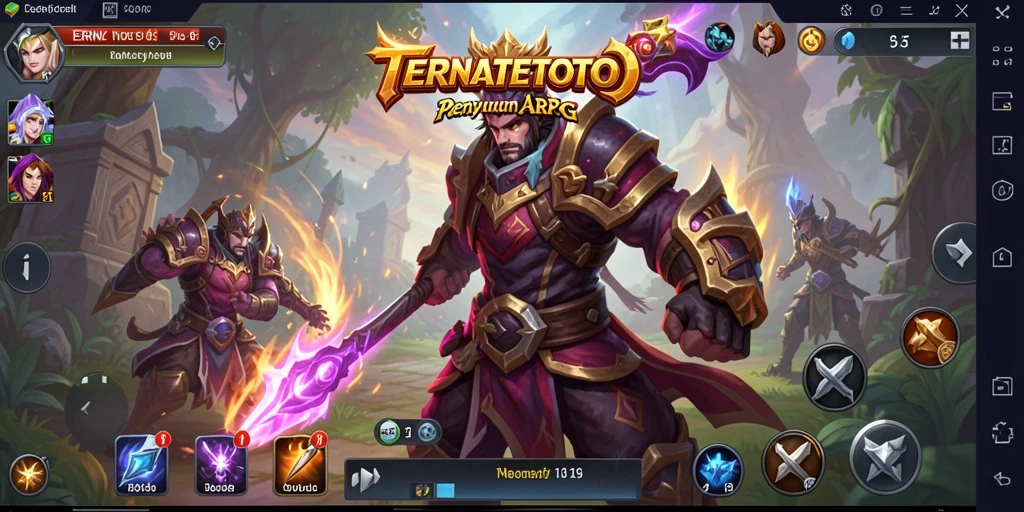 Tampilan gameplay menakjubkan dalam TERNATETOTO dengan aksi seru ARPG.